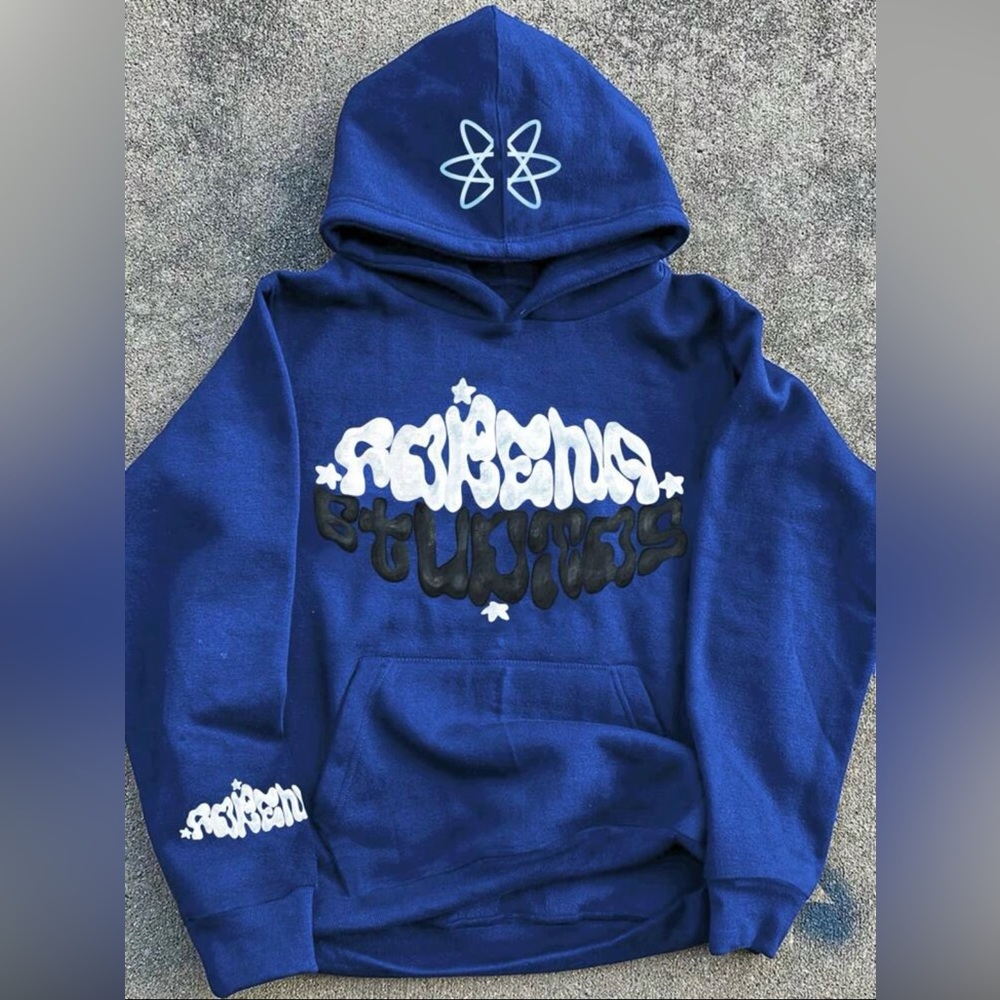 Manfinity EMRG Men's Letter Printed Hooded Casual Sweatshirt